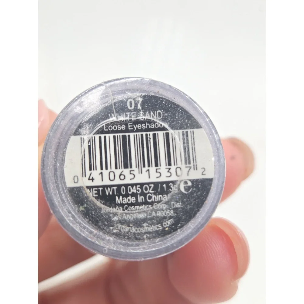 Jordana Loose Eyeshadow Powder White Sand 07 .045oz